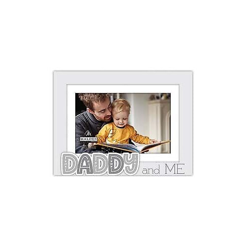 Malden 4X6 Daddy & Me Puffy Words Frame