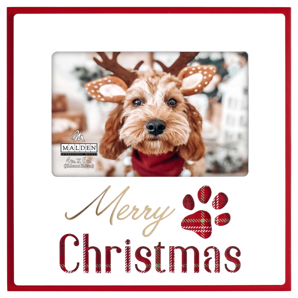 Malden 4x6 Merry Christmas Pet Frame