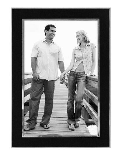 Malden Black 4x6 Sleek Metal Frame