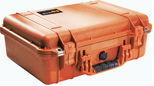 Pelican 1500NF Case without Foam (Orange)