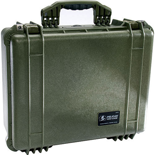 Pelican 1550NF Case without Foam (Olive Drab)