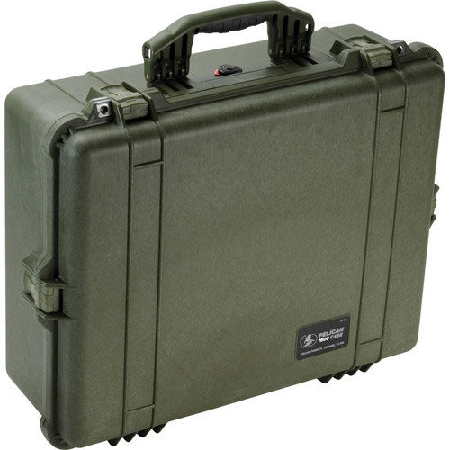 Pelican 1600NF Case without Foam (Olive Drab)