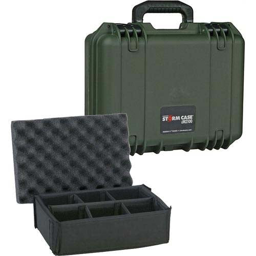 Pelican iM2100 Storm Case with Padded Dividers (OD Green)