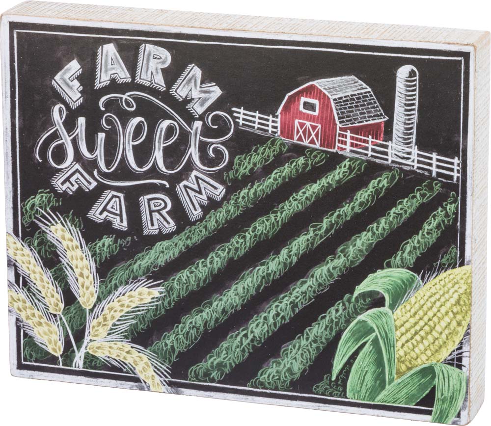 Primitives Chalk Sign- Sweet Farm