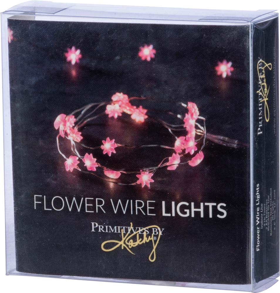 Primitives Battery Powered Wire Lights - Flower