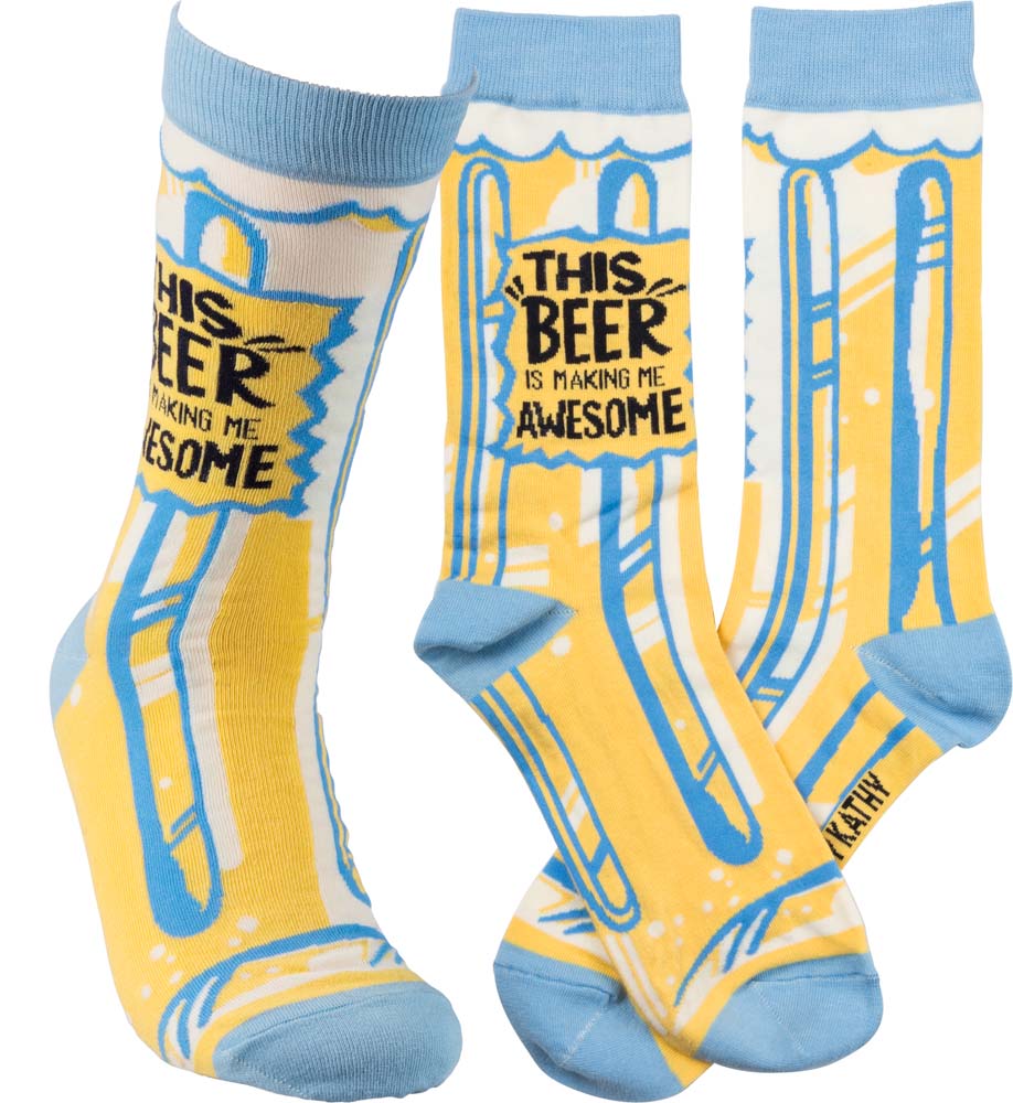 Primitives Socks - Beer Awesome