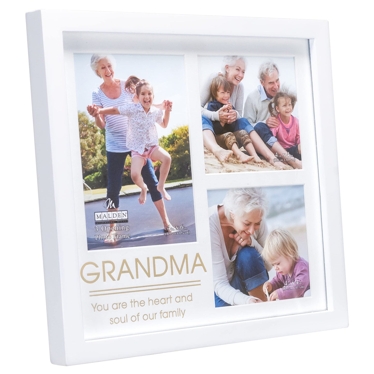 Malden Gold Stamp Grandma Modern Collage Frame