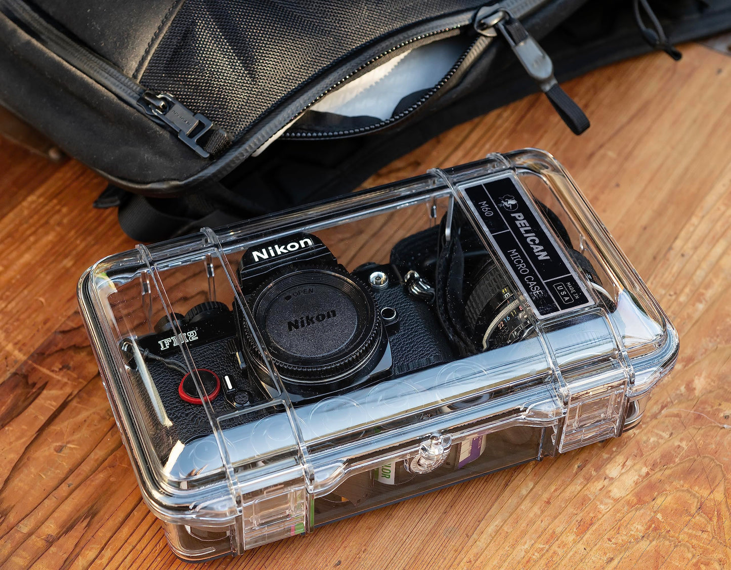 Pelican M40 Waterproof Hard Micro Case (Yellow/Clear)