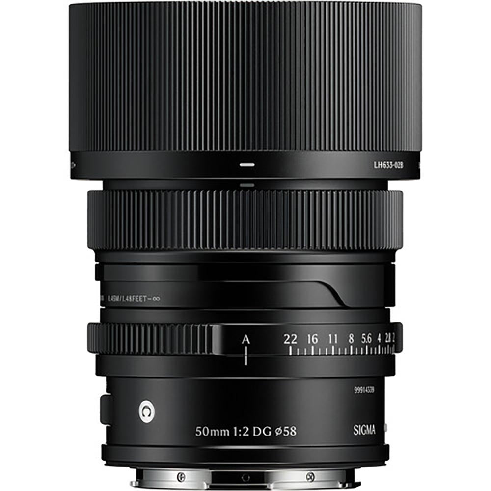 Sigma 50mm f/2 DG Contemporary Lens Black (L-Mount)