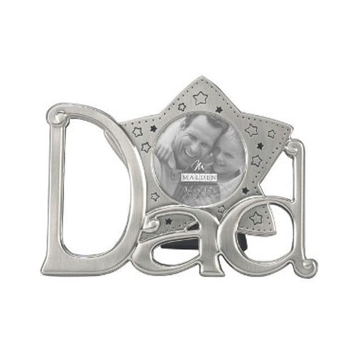 Malden Dad Star - Pewter Icons Photo Frame
