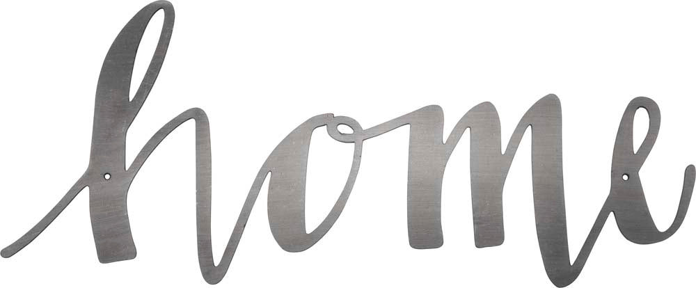 Primitives Home Metal Cutout Sign (Stainless)