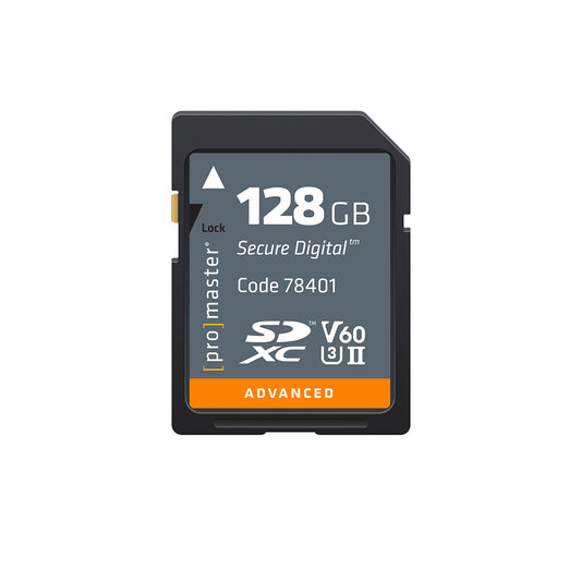 Promaster 128GB SDXC Advanced UHS-II V60 Memory Card