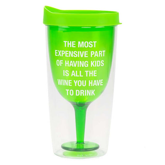 About Face Designs Expensive Wine Tumbler