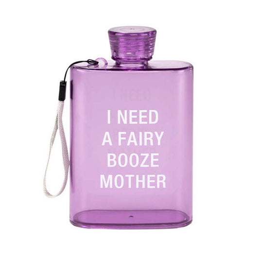 About Face Designs Booze Mother Acrylic Flask