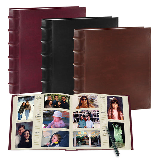 Pioneer 5 Up Book Bound Bonded Leather Album
