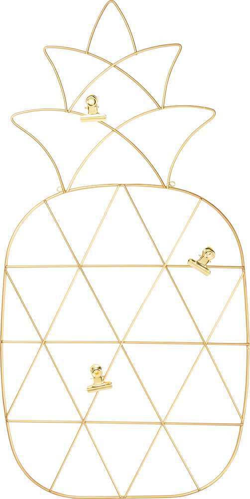 Primitives Wire Photo Holder - Pineapple