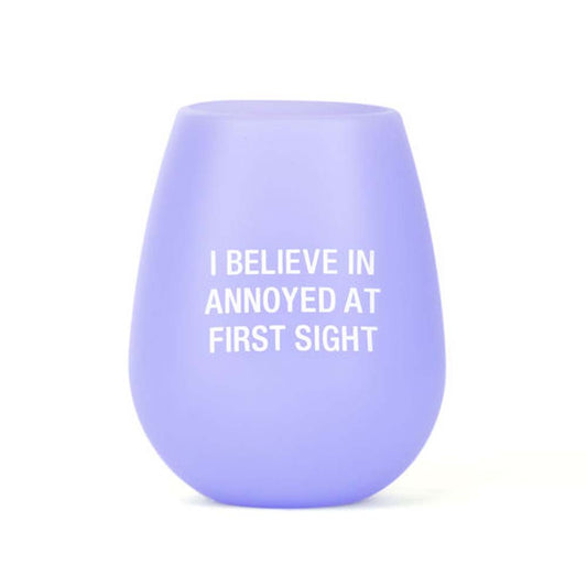 About Face Designs Annoyed Silicone Wine Glass