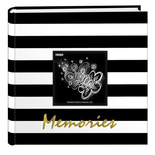Pioneer 200 Pocket Photo Album -Memories Stripe