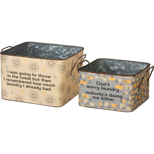 Primitives Bin Set - I Remembered How Much Laundry