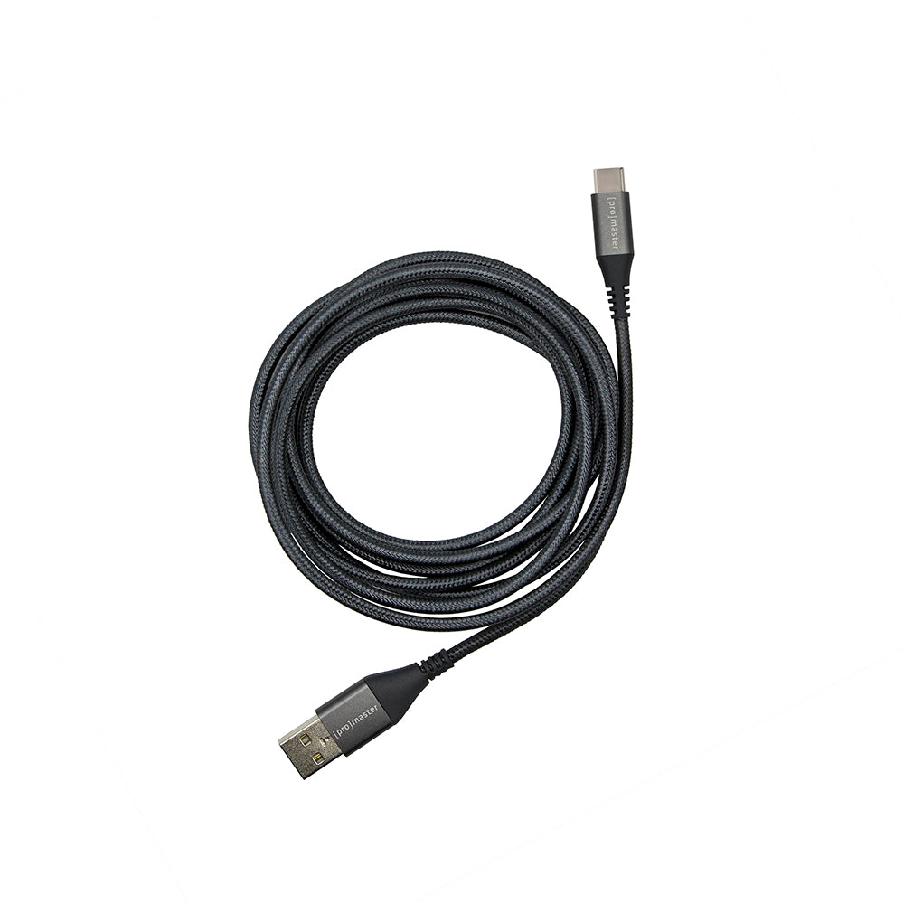 Promaster USB-C to USB-A Braided Cable 2 meter