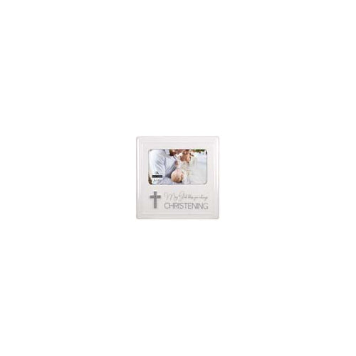 Malden 4X6 Christening Ceramic Frame