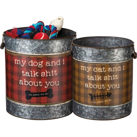 Primitives Bucket Set - About You Dog and Cat