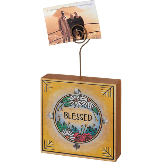 Primitives Photo Block - Blessed