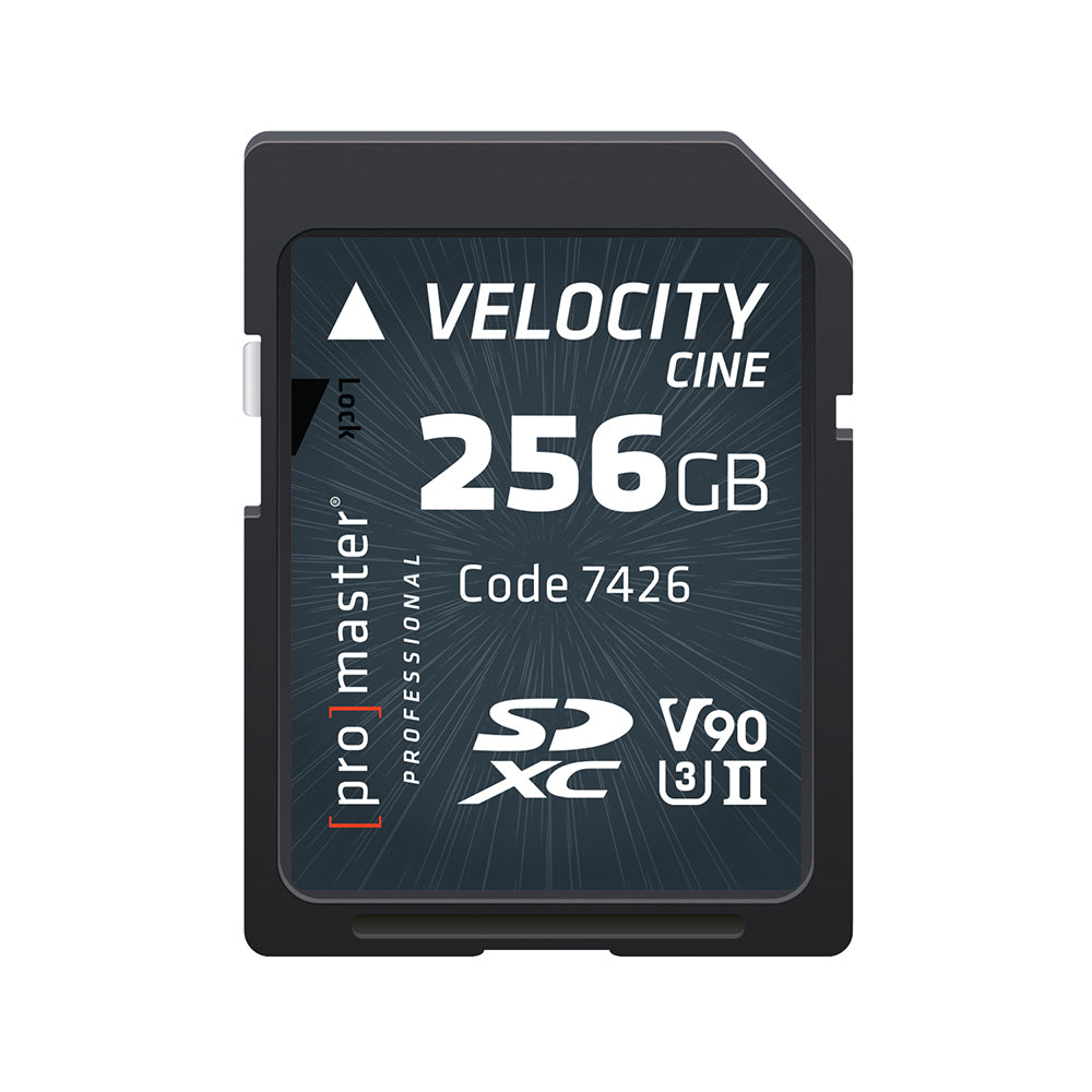 Promaster 256GB SDXC Velocity CINE