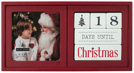 Malden  4x4 Christmas Countdown Block Frame