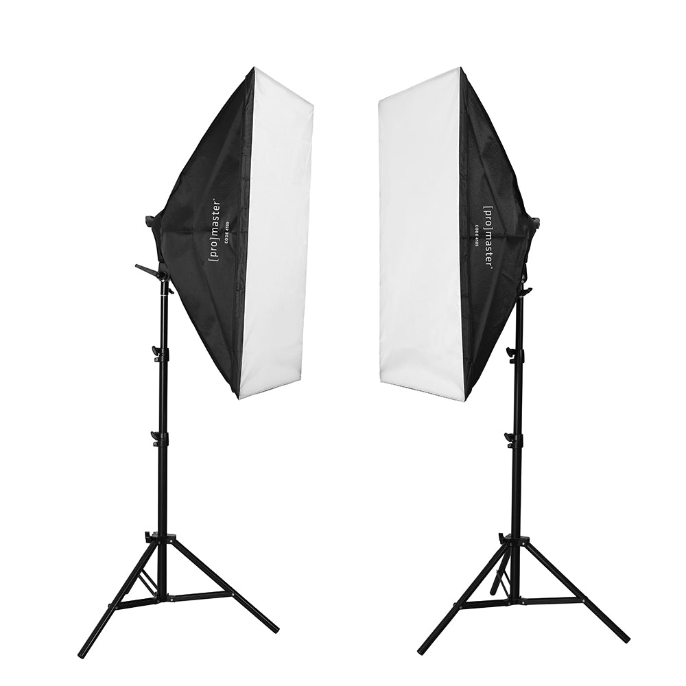 Promaster 2 Light AC Softbox Kit XL - 2' x 3'