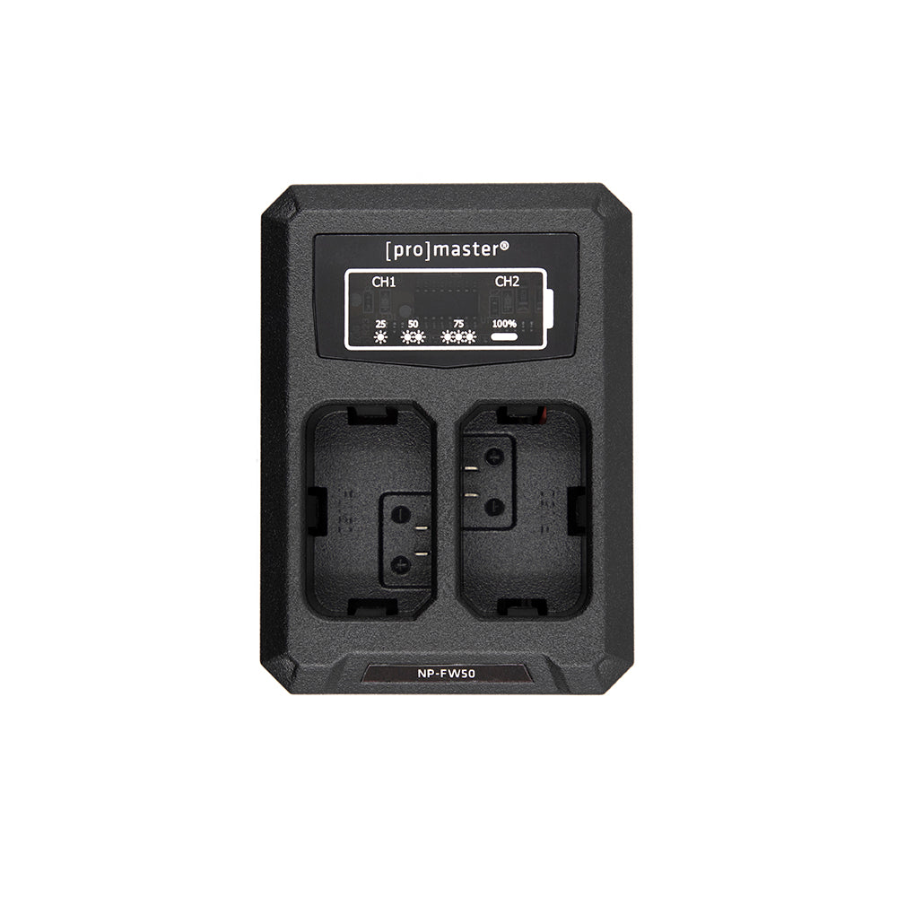 Promaster Dually Charger - USB for Sony NP-FW50