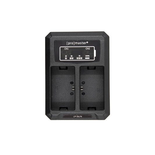Promaster Dually Charger - USB for Canon LP-E6(N/NH/P)