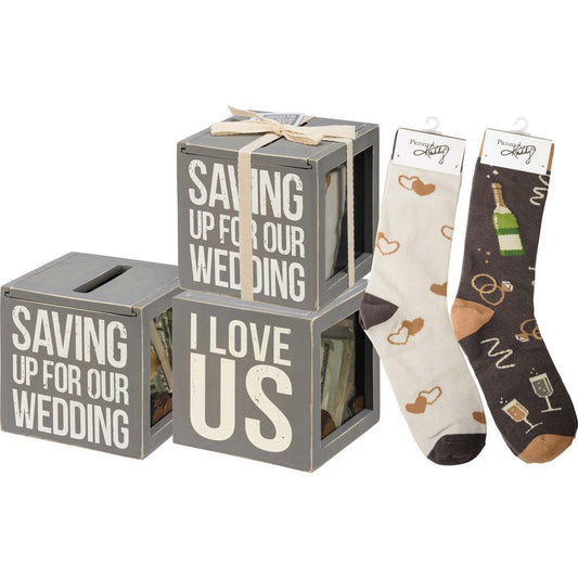 Primitives Bank & Socks Set - Saving Up For Our Wedding