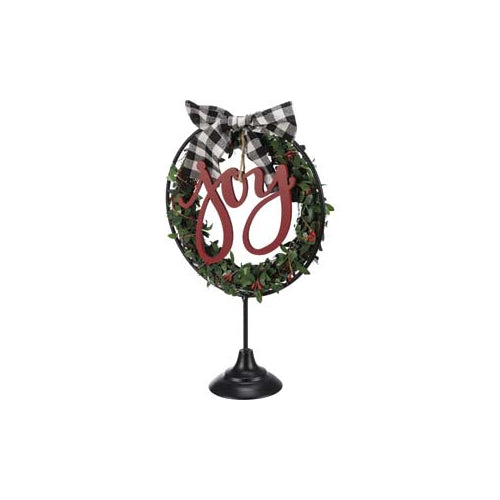 Primitives Wreath Sitter - Joy