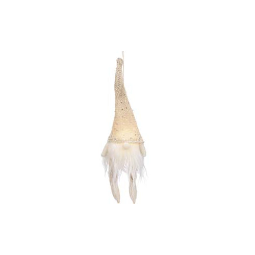 Primitives Ornament - Cream Gnome