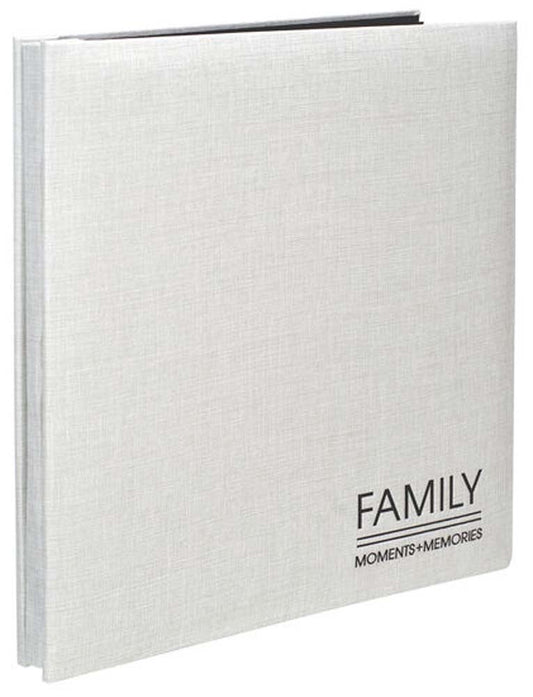 Malden 5-Up Family Light Gray Photo Album