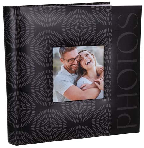 Malden 2-Up Black Photos Printed Paper Bookbound Album