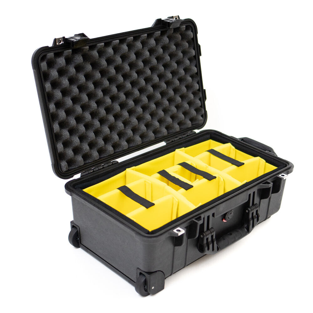 Pelican 1514 Carry on 1510 Case with Dividers (Black)