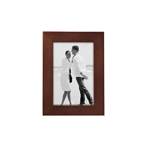 Malden Linear Dark Walnut 4x6 Frame