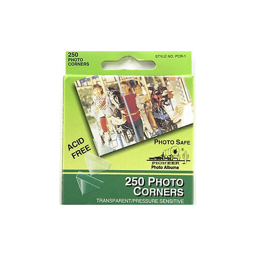 Pioneer Self-Adhesive Clear Photo Corners-250 pk
