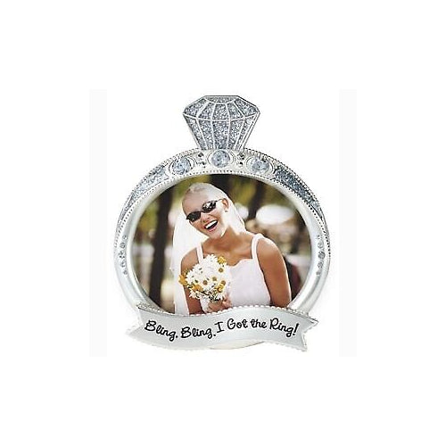 Malden Bling Bling Silver Ring Frame