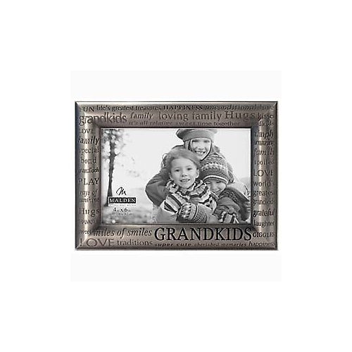 Malden Grandkids Expressions Modern Pewter Frame - 4x6