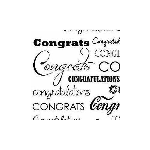 Savage Printed Background Paper (53" x 18', Congratulations)