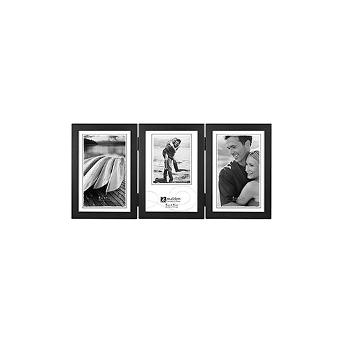 Malden 6416-46TV 4x6 Black Concepts Triple Vertical Frame