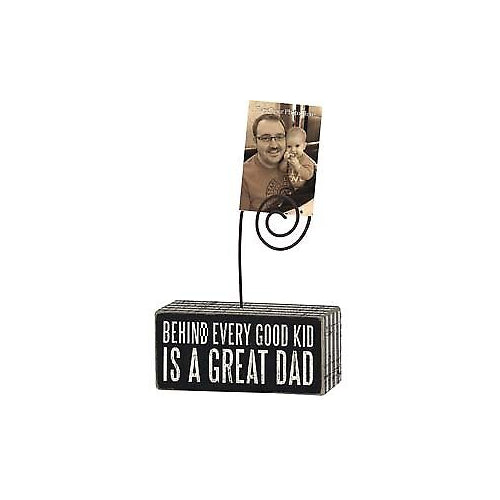 Primitives Photo Block Great Dad