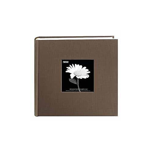 Pioneer 200 Pocket Photo Album - Warm Mocha Natural Colors Fabric