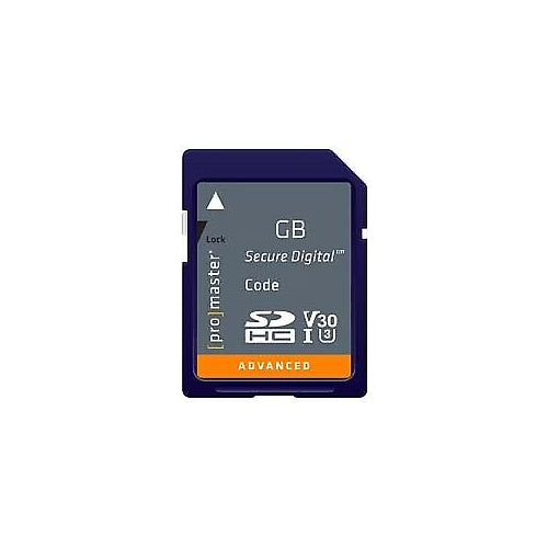 Promaster 128GB SDXC Advanced UHS-I V30 Memory Card