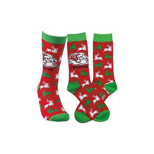 Primitives Socks - Christmas Believe
