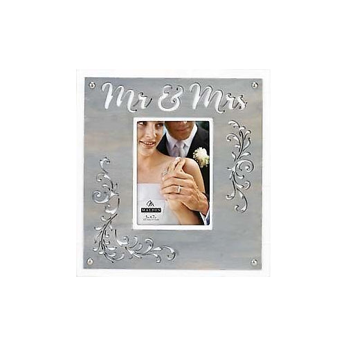 Malden Mr & Mrs Laser 5x7/12x13 Frame