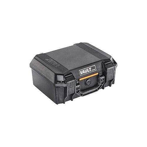 Pelican Vault V200 Medium Pistol Case with Foam - Black